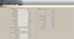 Desktop Screenshot of bilkalkyl.be